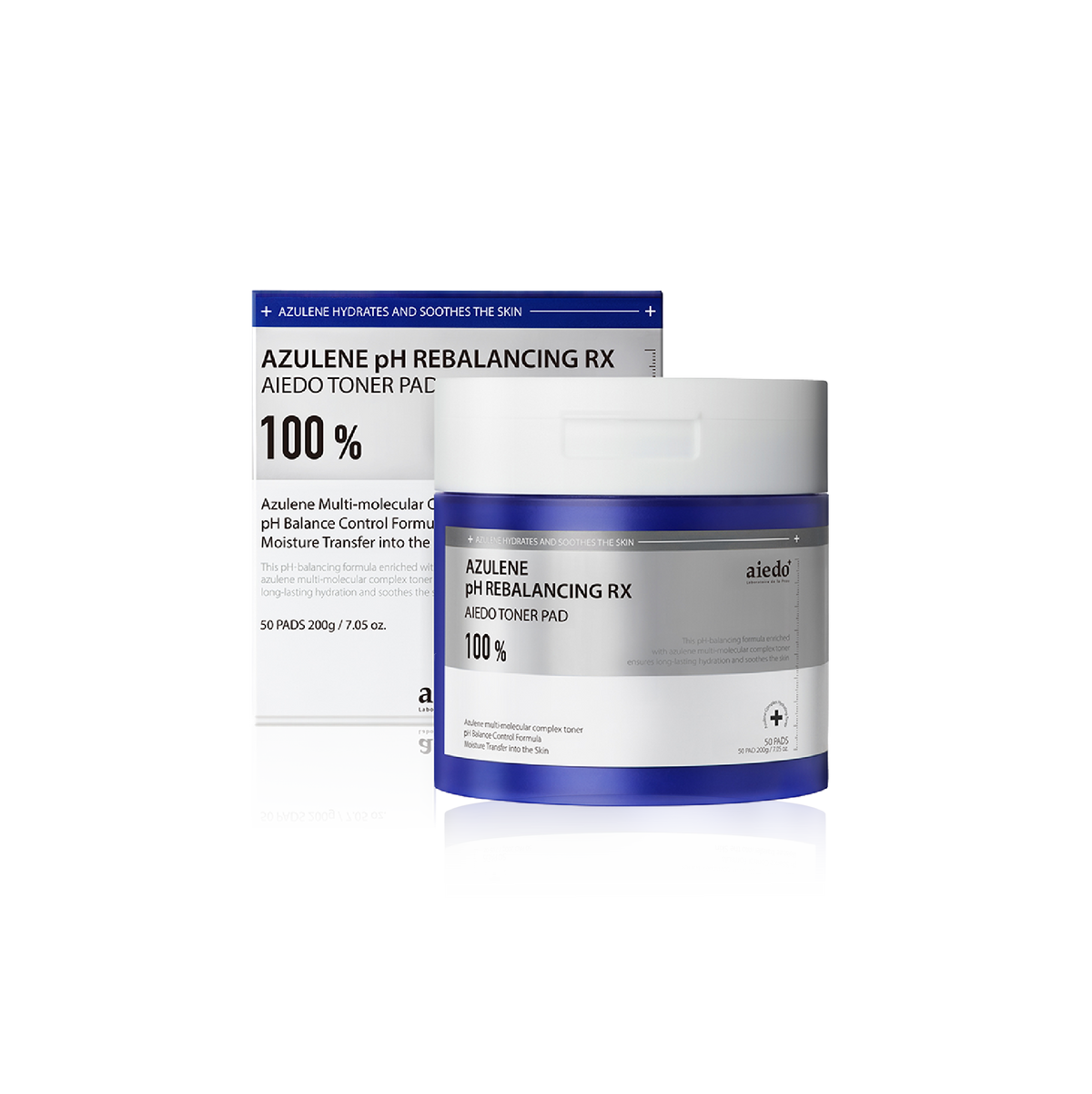 AZULENE pH REBALANCING RX TONER PAD 50 PADS 200g