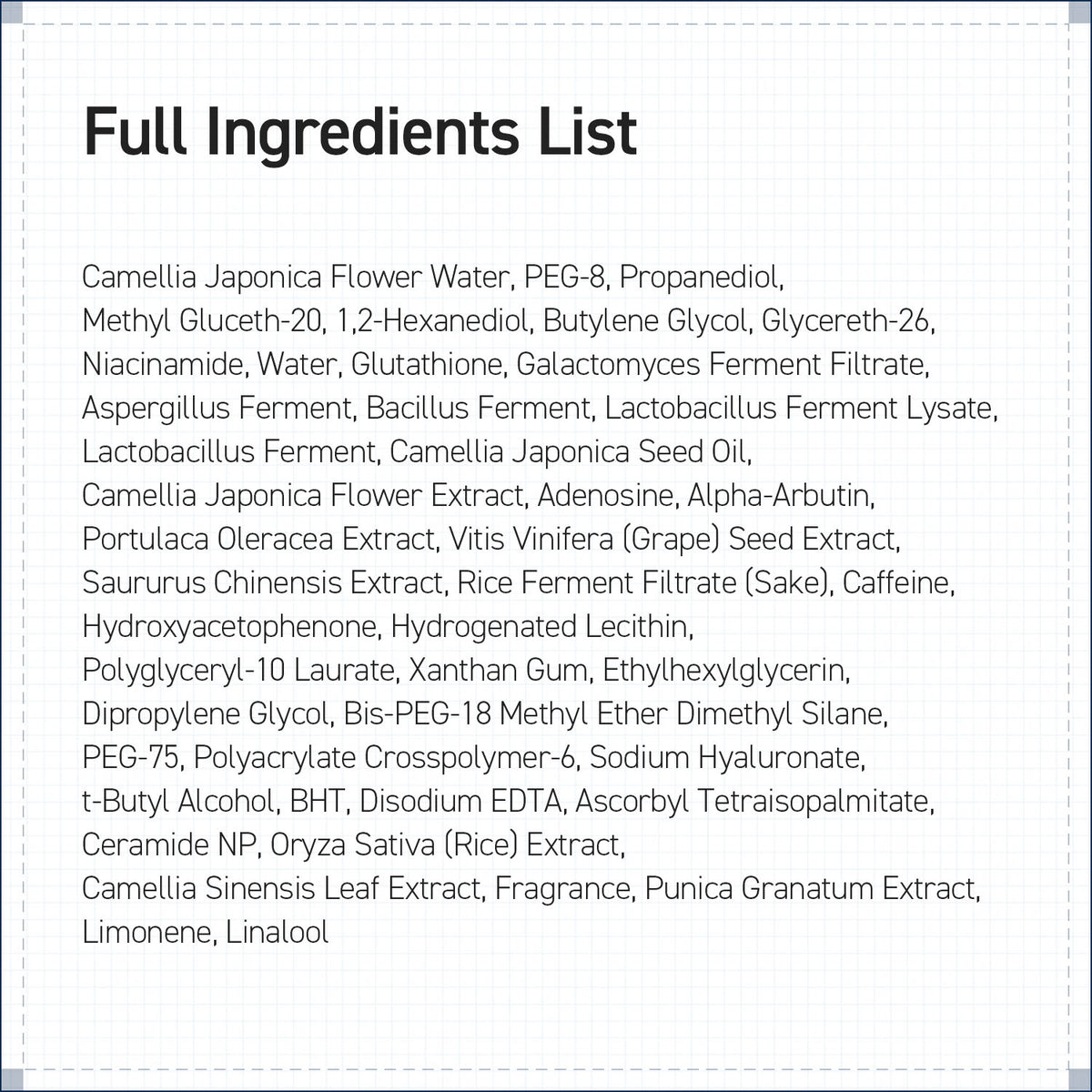 CAMELLIA CORE AMPOULE SERUM  50ml